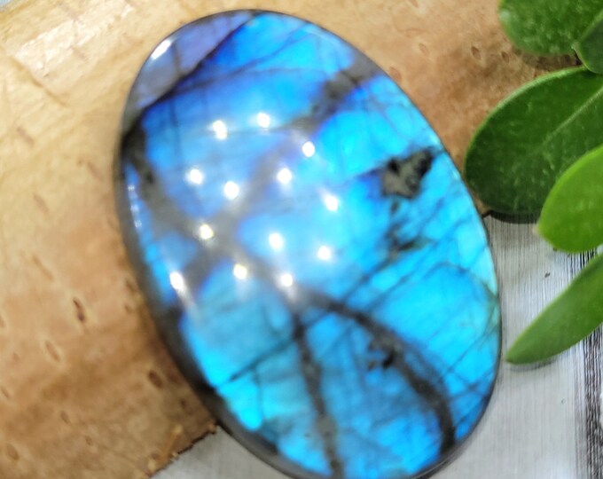 Natural Premium Grade Multi Flash Labradorite 73.50ct Oval Cabochons Wire Wrapping, Weaving, Pendant or Ring FX08