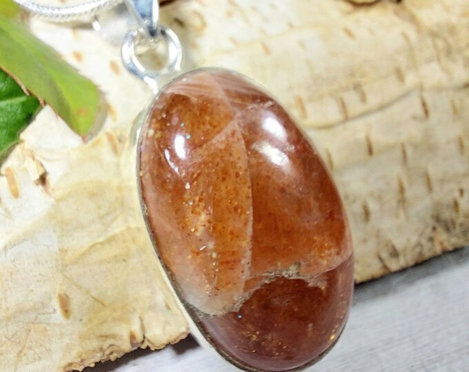 Zaranite Sterling Silver Pendant Statement Pendant, Gift for Her, GT02