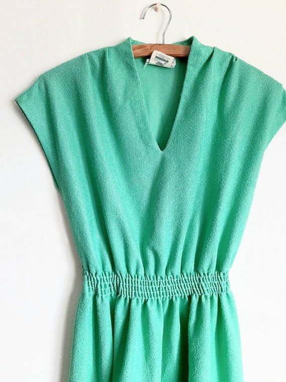 Vintage Dress, 60s- 70s Mint Green Dress
