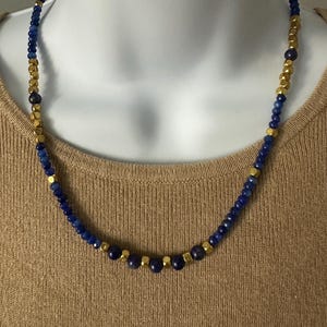 Deep Blue Lapis Necklace