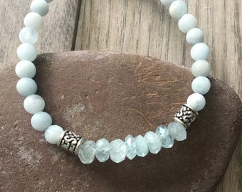 Aquamarine Waves Bracelet