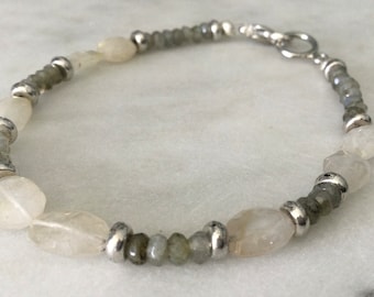 Citrine & Labradorite Bracelet