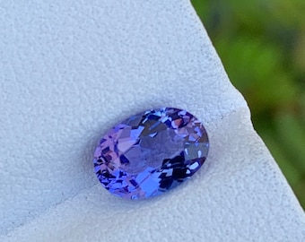 Natürliche Tansanit ovale Form, Halbedelstein 1,51 cts
