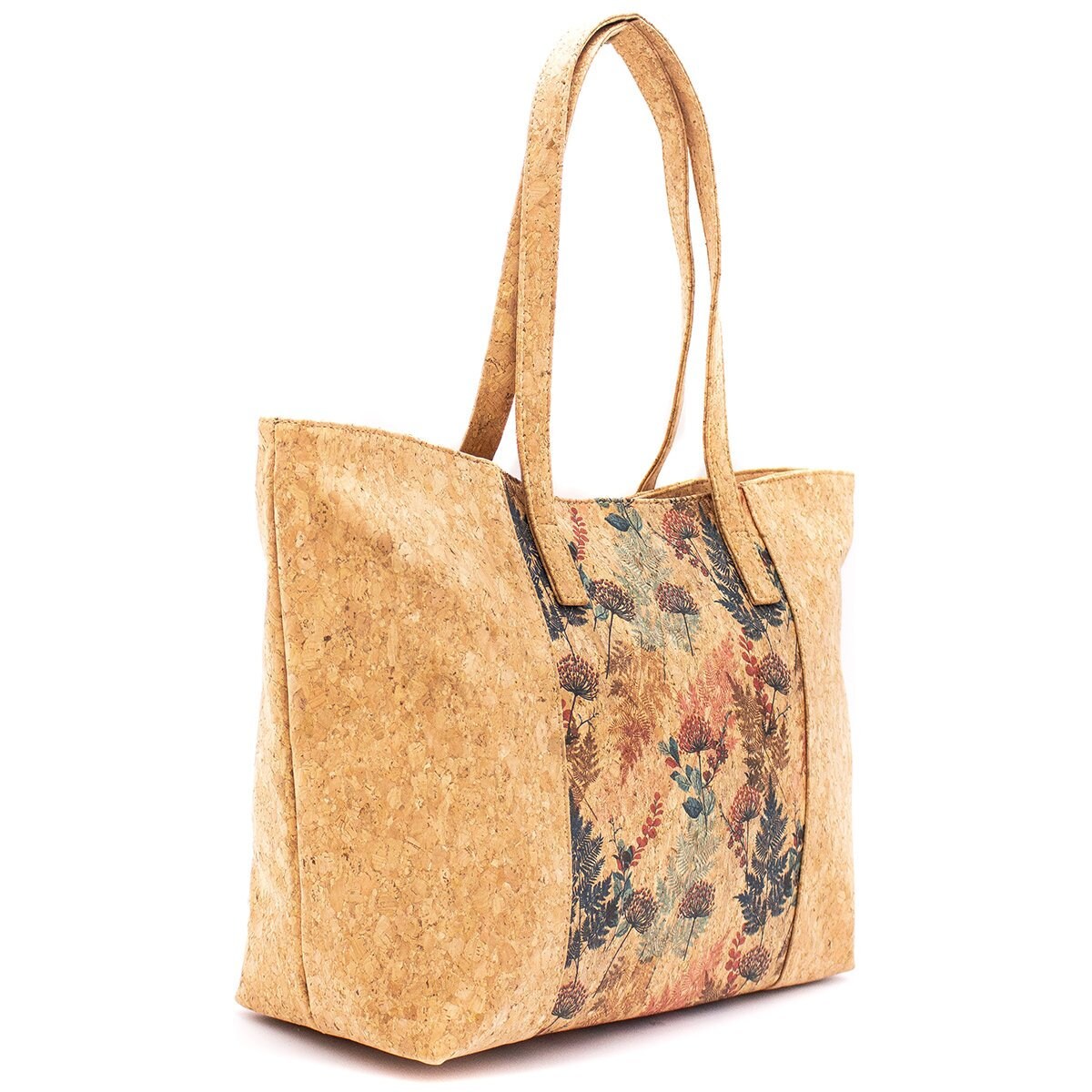 Vegan Cork Fabric Bag Natural Cork Handbag Made With Cork Etsy