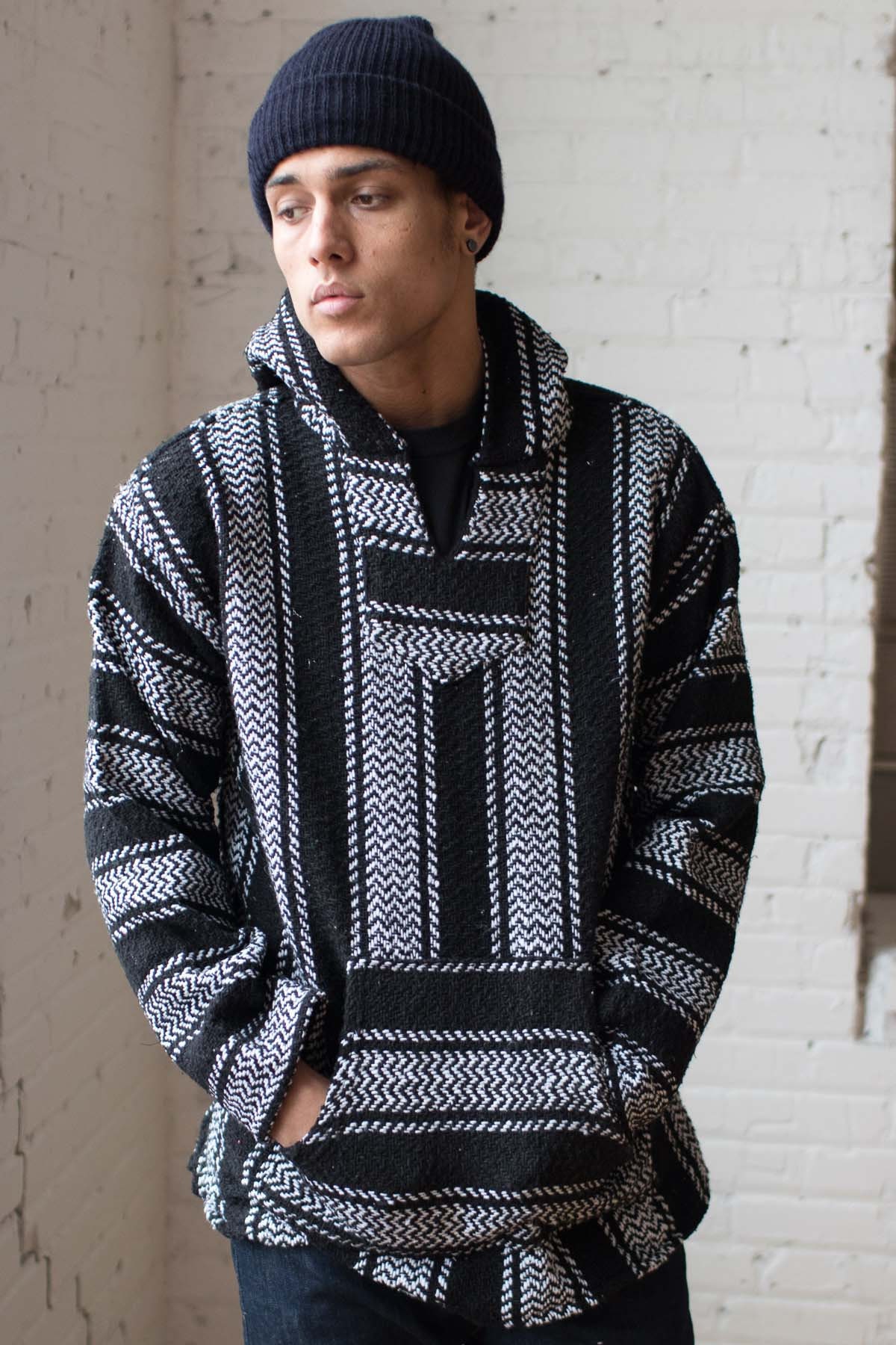 Black Baja Hoodie - Etsy Israel