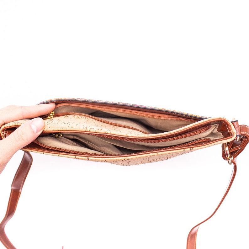 Women bag Shoulder bag Cork Handbag women Bodycross cork lady bag Cork Crossbody Messenger women bag