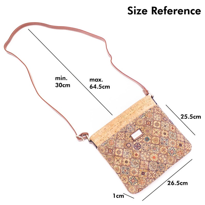 Women bag Shoulder bag Cork Handbag women Bodycross cork lady bag Cork Crossbody Messenger women bag