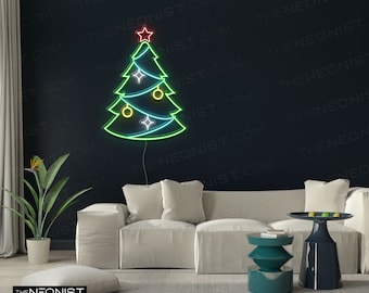 Neon Christmas Tree Boise 2022 Neon Christmas Tree | Etsy