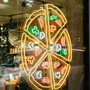 Custom Pizza LED Neon Sign for wall art decor Pizzeria