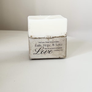 Handcrafted Concrete Soy Candle: Natural Cement Vessel, Home Decor