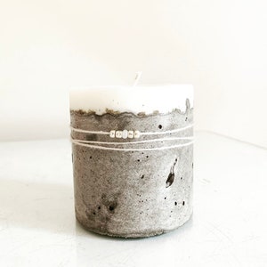 Slate, Soy candle, Boho Candle, Contemporary Candle, for Her, home Decor, Unique Candle,