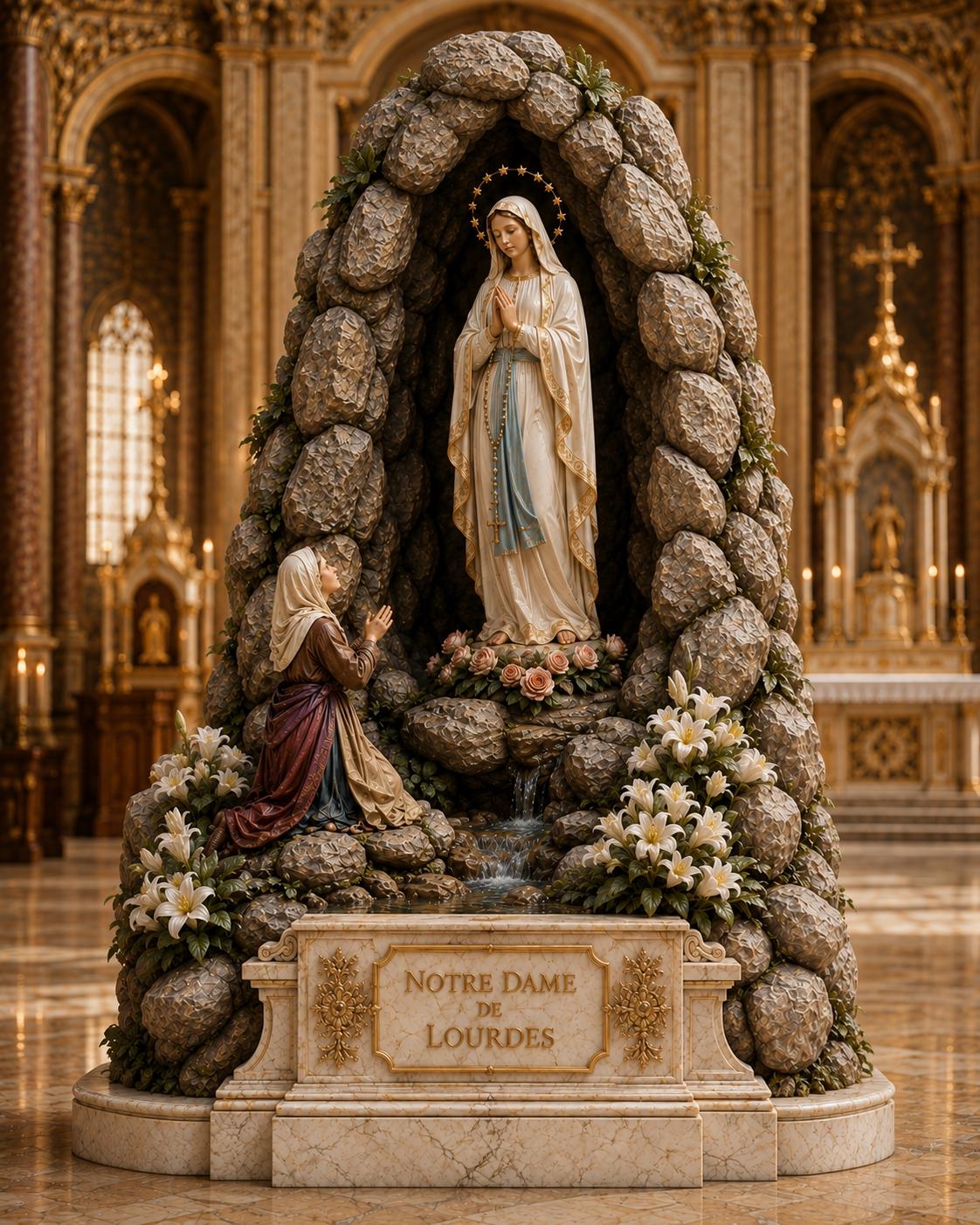 Mary wooden grotto - Etsy 日本