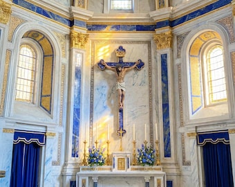 Hand-Painted Resin Jesus Corpus – Catholic Wall Crucifix