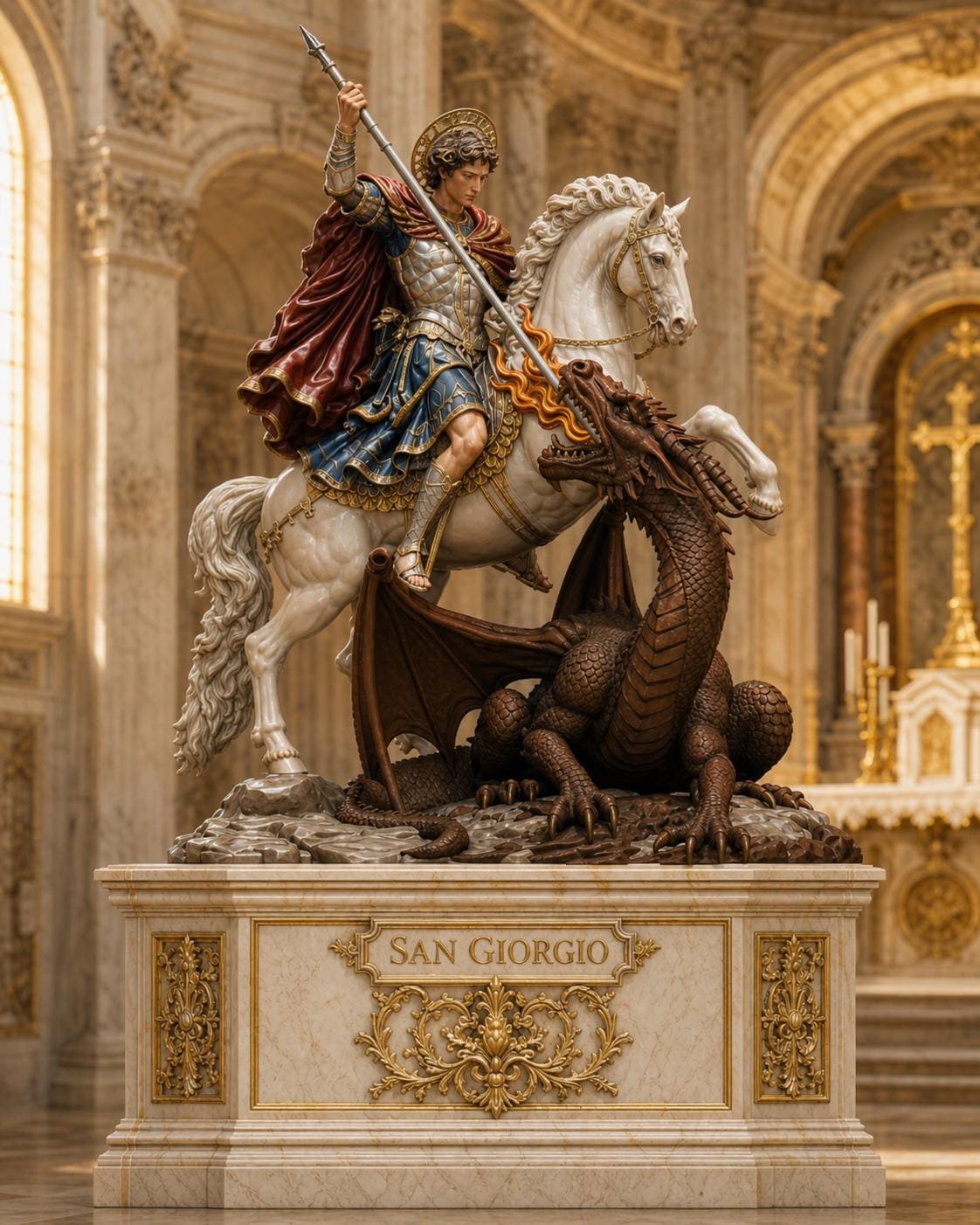 Saint george statue - Etsy 日本