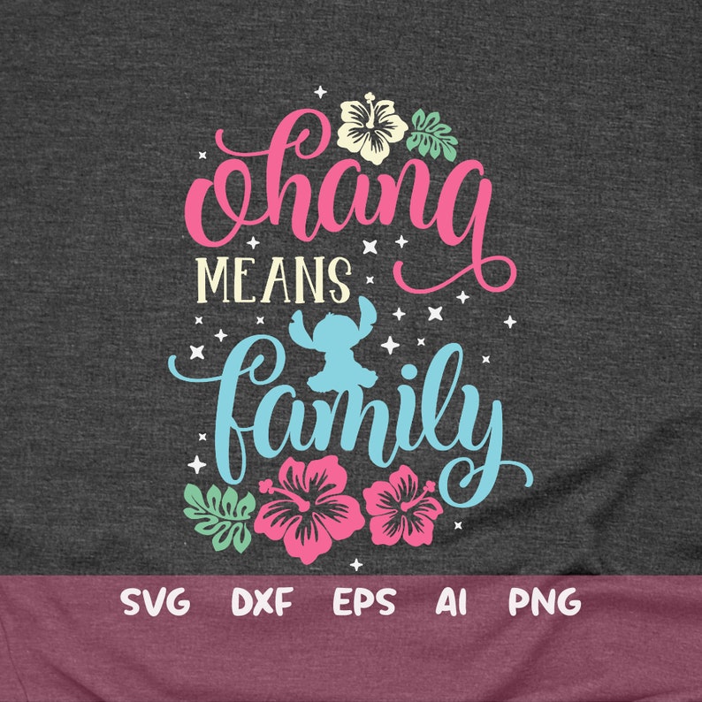 Stitch Shirt Svg Lilo And Stitch Svg Ohana Means Family Svg Disney Quote Svg Stitch Cut File Art Collectibles Drawing Illustration Aabenthus Cbs Dk