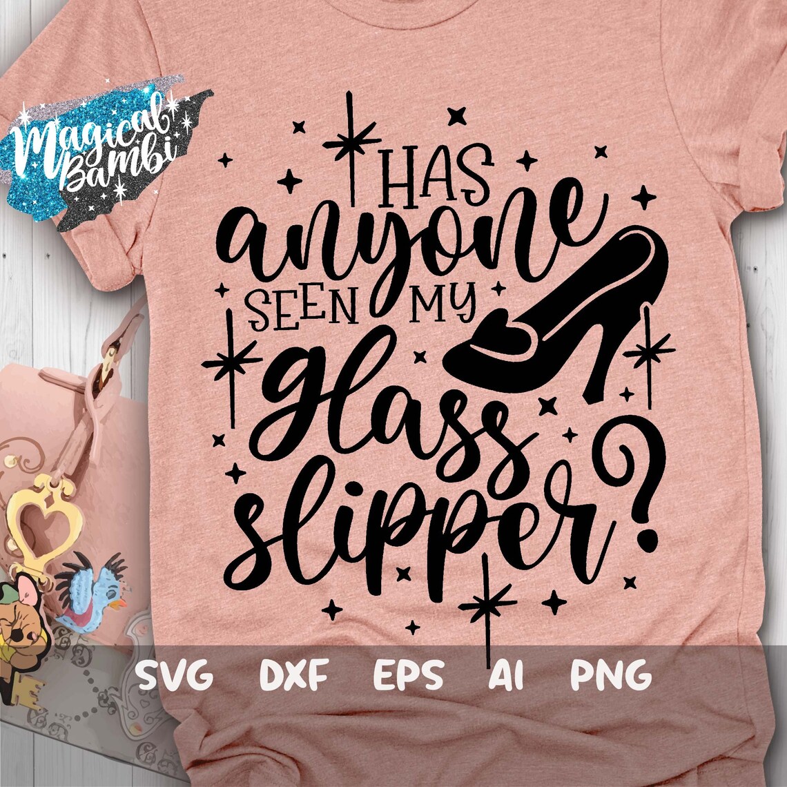 Has Anyone Seen my Glass Slipper Svg Cinderella Quote Svg Etsy