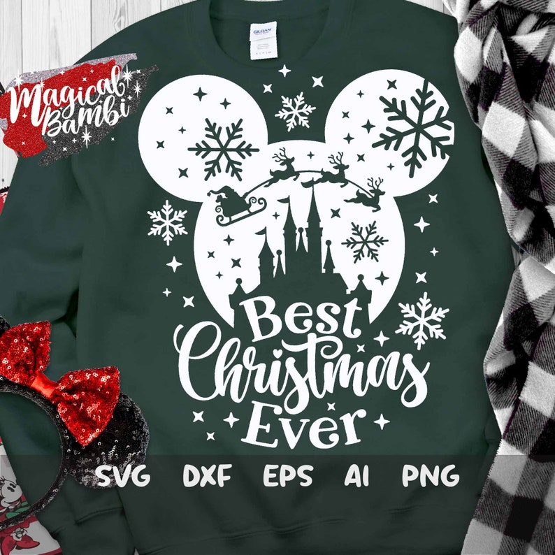 Download Disney Christmas Svg Mickey Santa Reindeer Head Svg Best ...