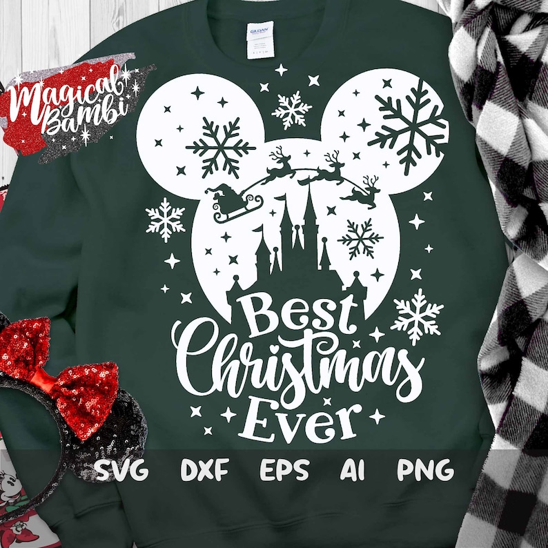 Download Disney Christmas Svg Mickey Santa Reindeer Head Svg Best ...