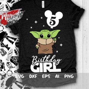 Download Yoda Fifth Birthday Svg 5th Birthday Yoda Svg Birthday ...