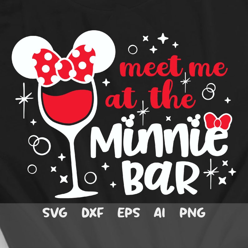 Download Meet me at the Minnie Bar Svg Disney Drinking Shirt Cut | Etsy