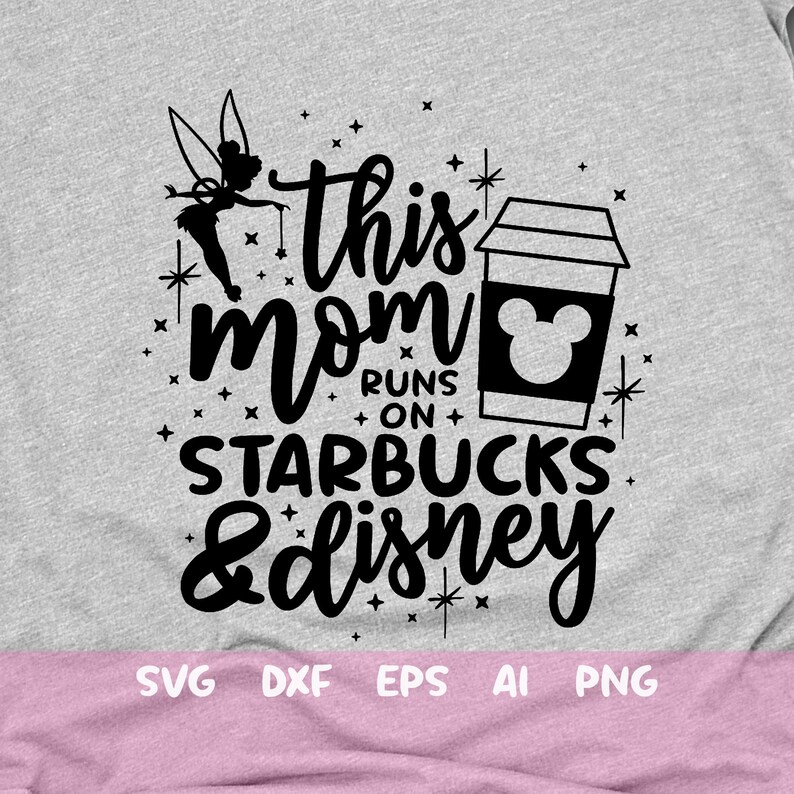 Download This Mom runs on Coffee and Disney Svg Mickey Coffee Svg ...