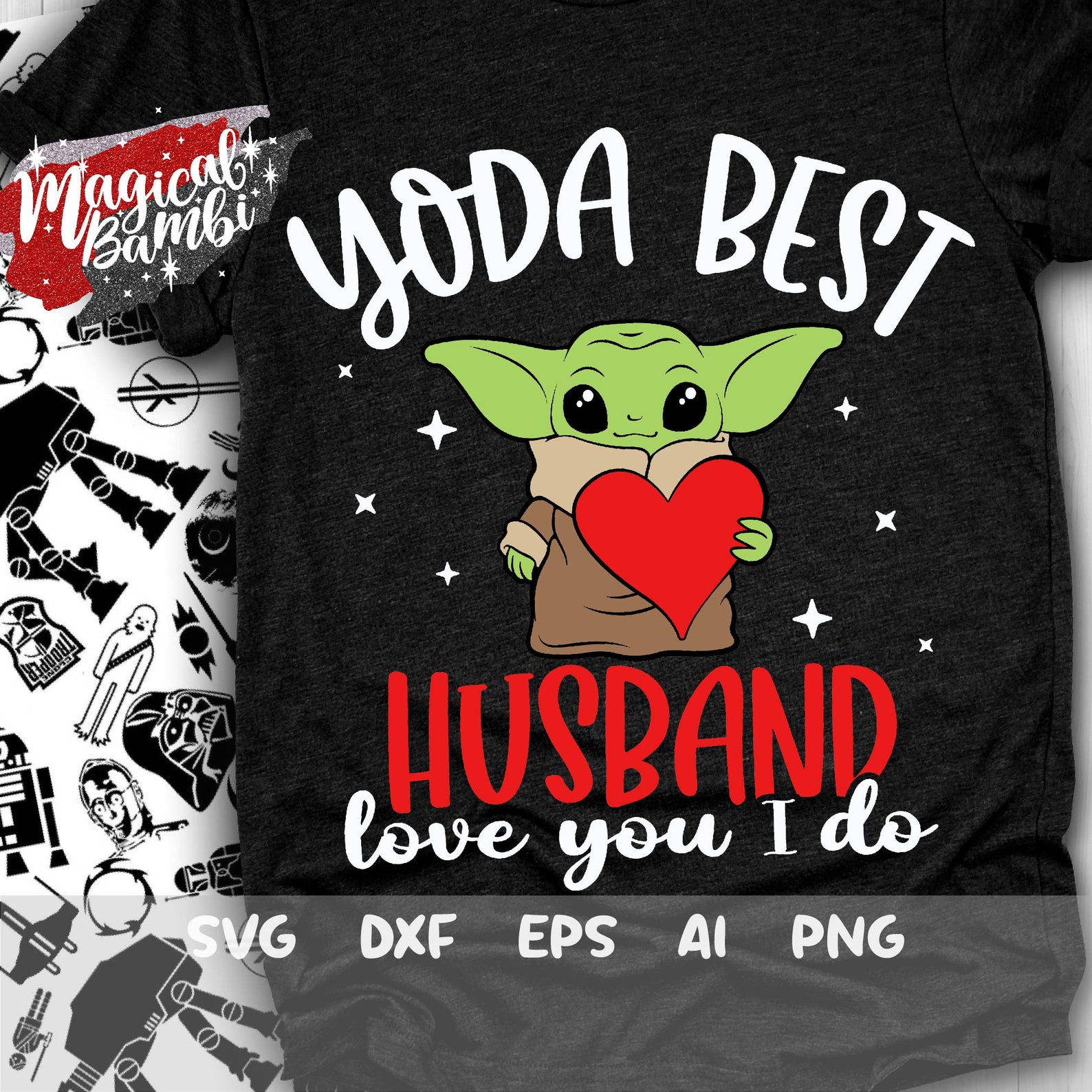 Download Yoda Best Husband Svg Love You I Do Svg Baby Yoda Svg | Etsy