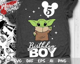 Yoda Birthday Svg Etsy
