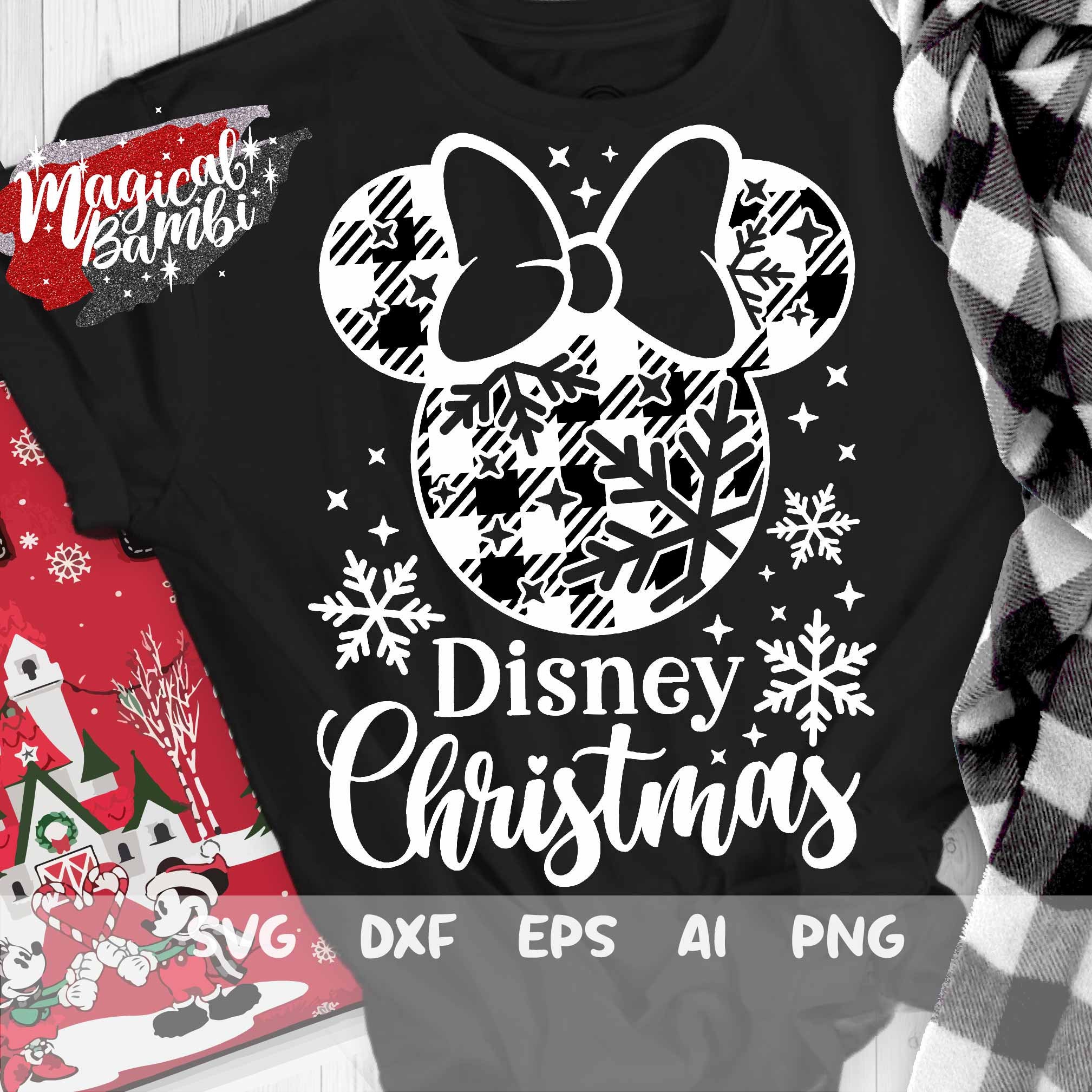 Download Disney Christmas Svg Minnie Plaid Svg Disney Plaid Svg | Etsy
