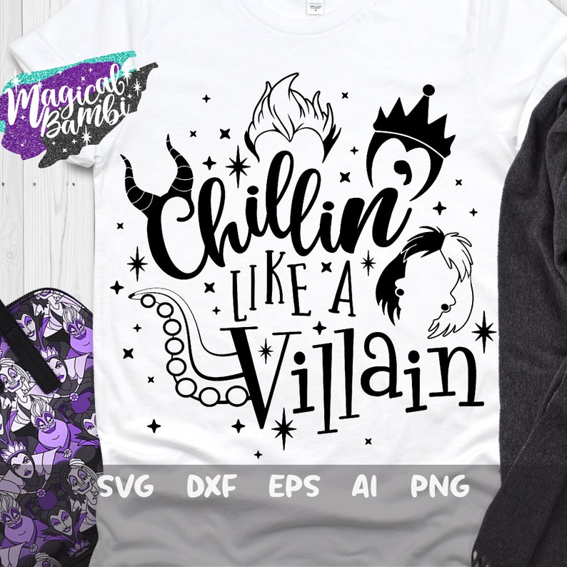 Download Chillin Like a Villain Svg Disney Villains Svg Villains ...