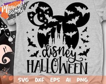 Halloween Mouse Svg, Halloween Castle Svg, Halloween Svg, Vacation Svg, Trip Svg, Mouse Ears Svg, Main Street Svg, Dxf, Png