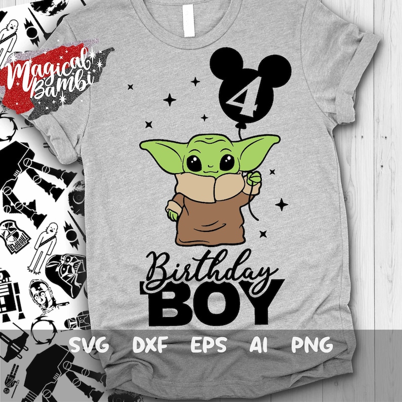 Yoda Fourth Birthday Svg 4th Birthday Yoda Svg Birthday Boy - Etsy ...