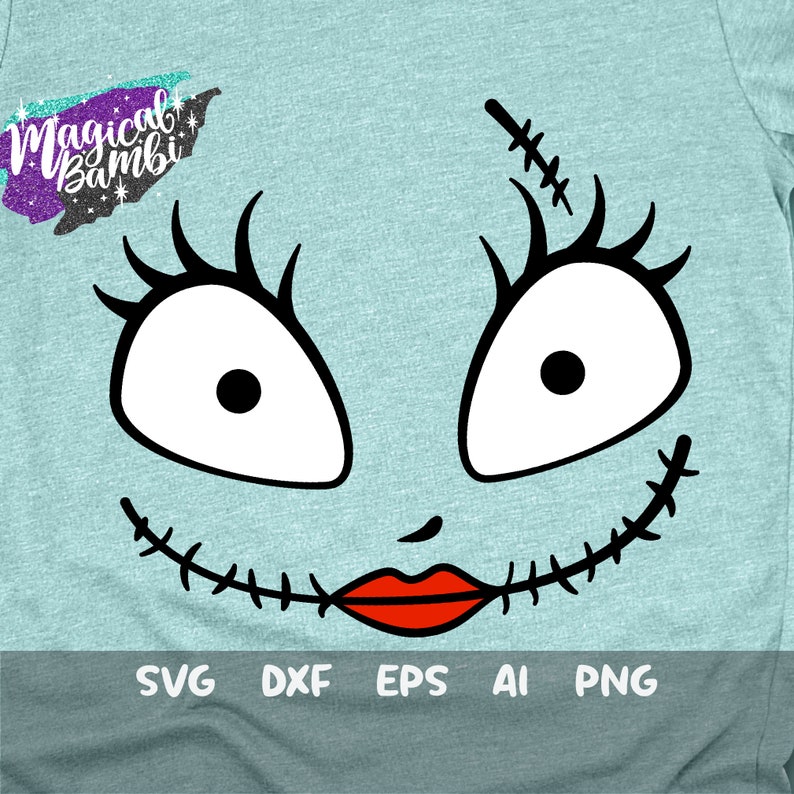 Sally Face Svg Nightmare Before Christmas Svg Sally Svg | Etsy