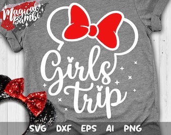 Girls Trip Svg, Vacation Svg, Magical Trip Svg, Mouse Ears Svg, Magical Castle Svg, Magic Mouse Svg, Dxf, Png
