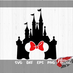 Castle Svg, Mouse Castle Svg, Magic Mouse Svg, Magical Castle Svg, Castle Svg, Princess Castle Svg, Mouse Ears Svg, Dxf, Png