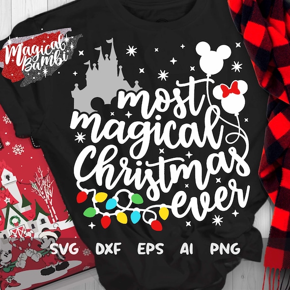 Most Magical Christmas Ever Svg Christmas Lights SVG - Etsy