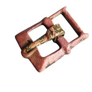 Ancient Viking Buckle | 8th–12th Century Norse Artifact | Authentic Bronze Belt Fitting from Archaeological Find
