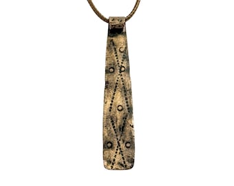 Ancient Viking Pendant – tin Warrior Amulet, 9th–11th Century Norse Artifact