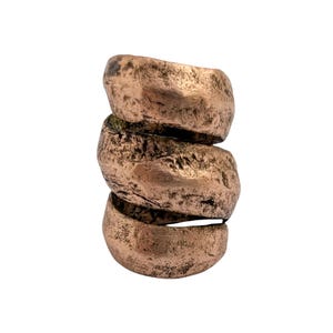 Ancient Viking Beard spiral Bead – 8th–9th Century Norse Hair Charm | Authentic Bronze Artifact