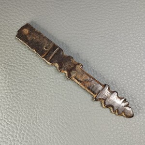Ancient bronze Viking belt plate, Original Viking artifact, archaeological find, Scandinavian artifact, norse pagan
