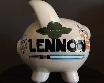 Star Wars Piggy Bank Etsy