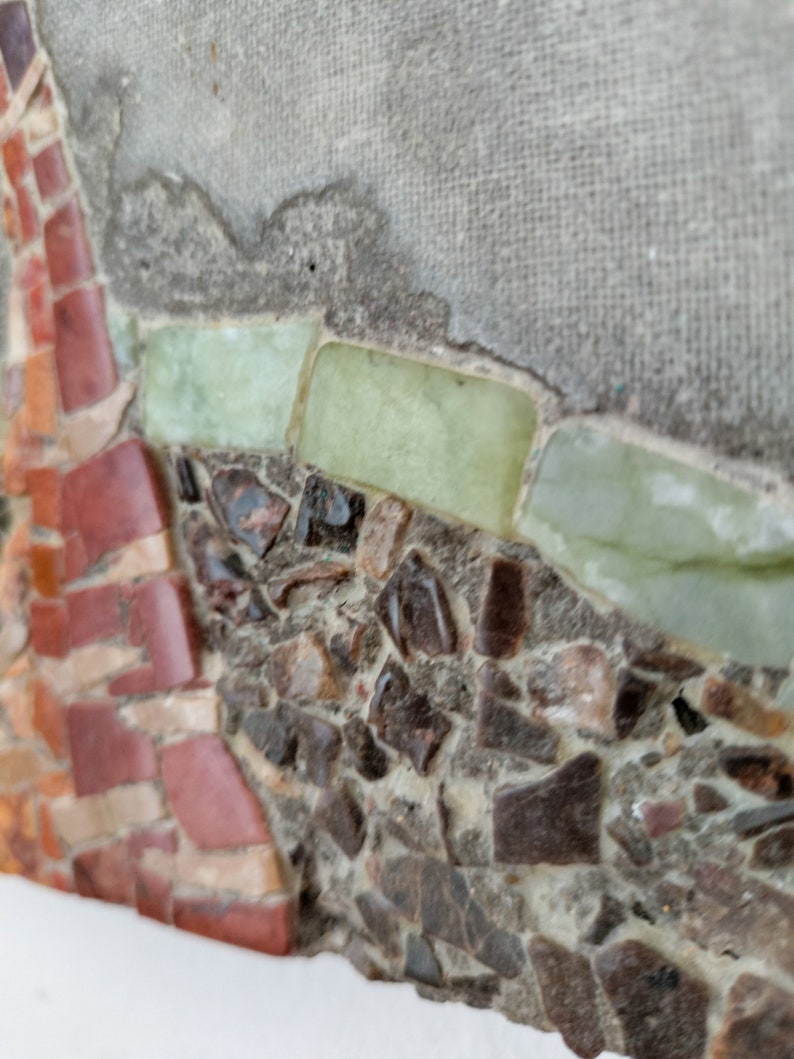 Mosaico fatto a mano Pianta Grassa in marmo e pietra zdjęcie 5