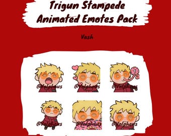 Trigun Stampede Vash The Stampede Animated Emotes For Discord, Youtube, Twitch, Streaming, Etc