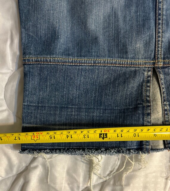 Candies Vintage Denim Long Skirt Size 5 - image 4