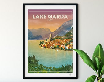 Lake Garda Italy Poster Print