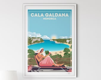 Cala Galdana Menorca poster print