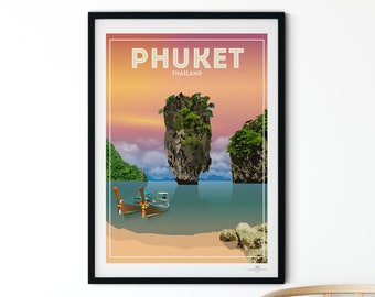 Phuket Thailand poster print