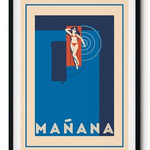 Manana Retro poster print image 3