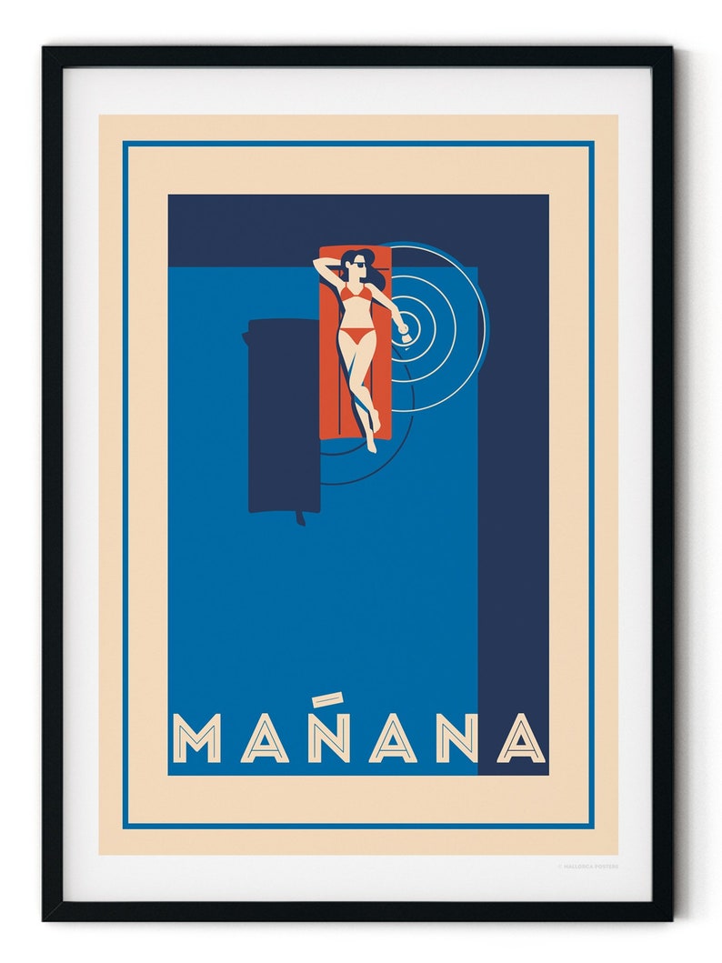 Manana Retro poster print image 3