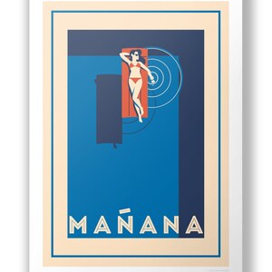 Manana Retro poster print image 7