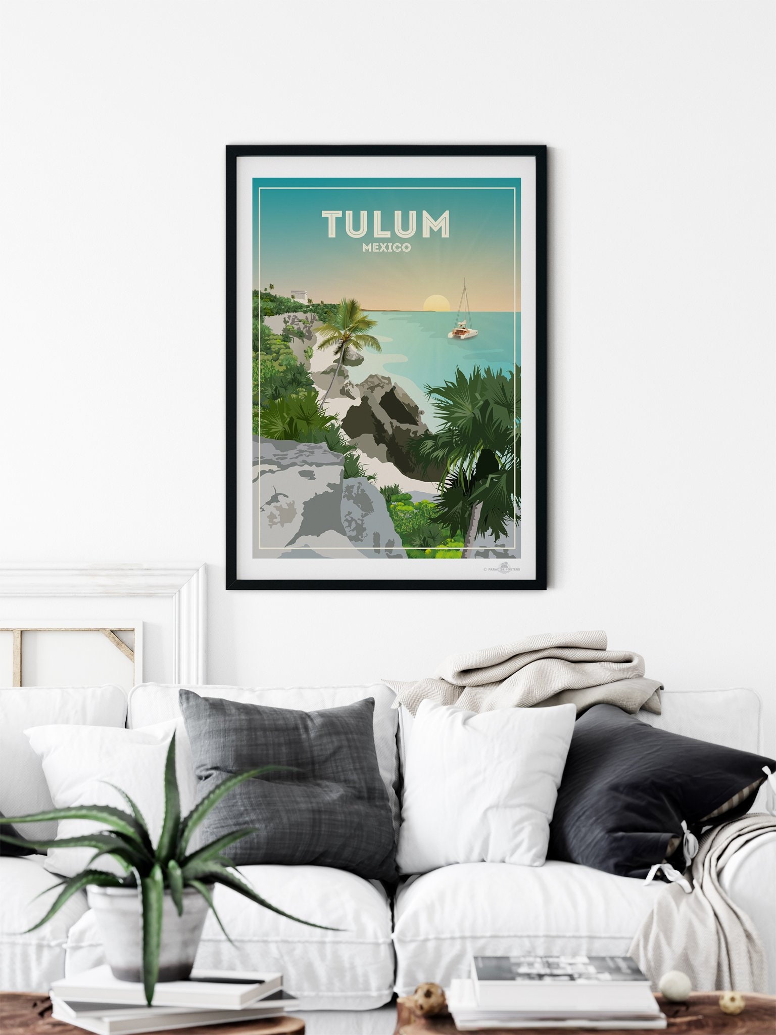 Tulum Mexico Poster Print | Etsy